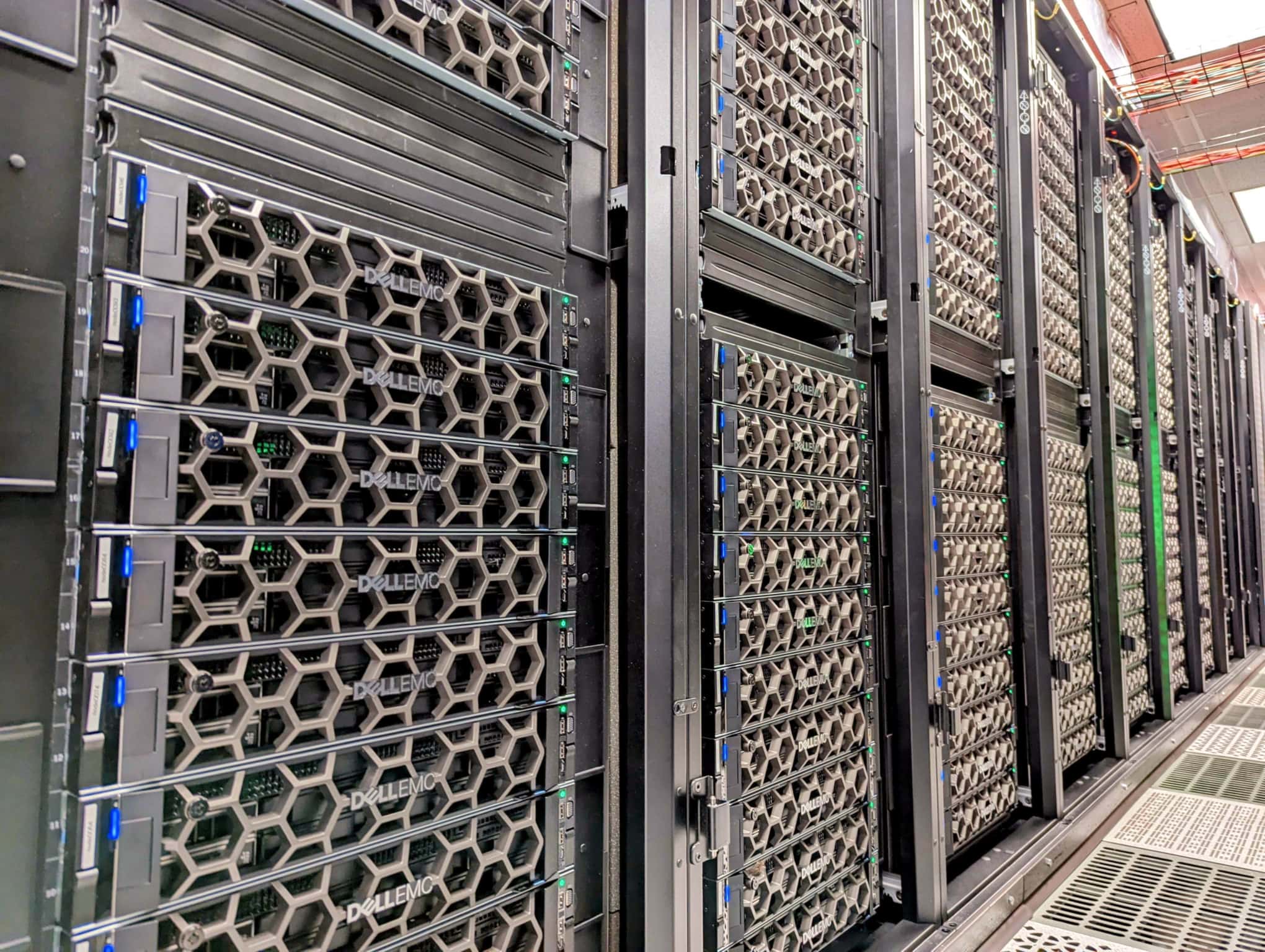 Palmetto cluster racks at the data center